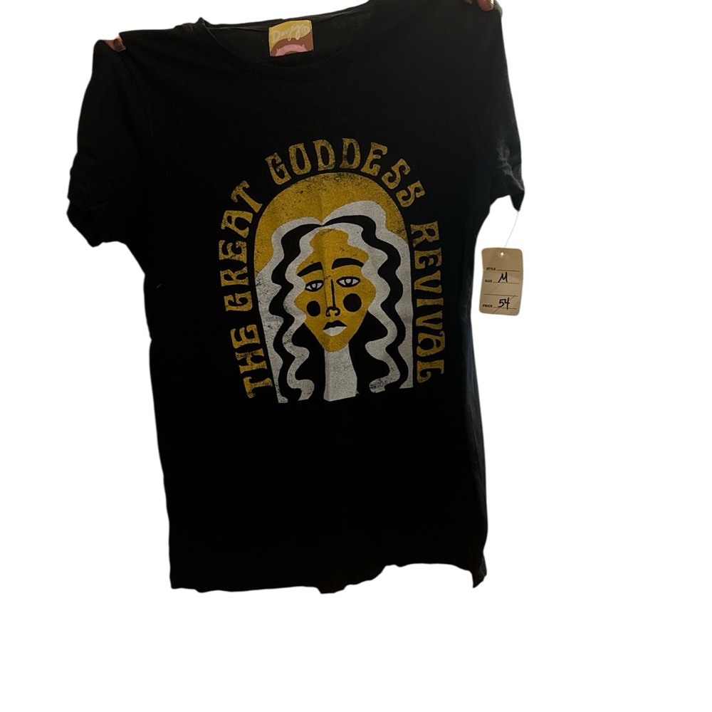 Black Graphic Tee - The Great Goddess Revival
